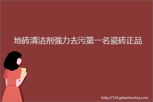 地砖清洁剂强力去污第一名瓷砖正品